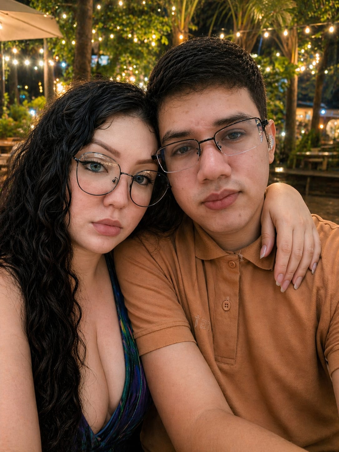 Foto romântica do casal